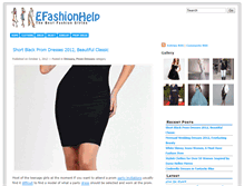 Tablet Screenshot of efashionhelp.com
